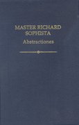 Cover for Master Richard Sophista: Abstractiones