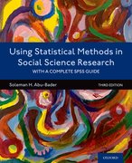 Cover for Using Statistical Methods in Social Science Research