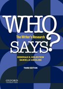 Cover for Who Says?