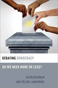 Cover for Debating Democracy - 9780197540824