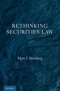 Cover for Rethinking Securities Law - 9780197583142