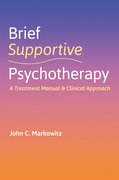 Cover for Brief Supportive Psychotherapy - 9780197635803
