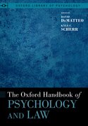 Cover for The Oxford Handbook of Psychology and Law