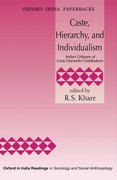 Cover for Caste, Hierarchy, and Individualism