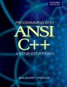 Cover for Programming with ANSI C++: A Step-by-step Approach