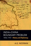 Cover for India-China Boundary Problem, 1846-1947