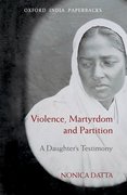 Cover for Violence, Martyrdom and Partition