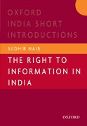 Cover for The Right to Information in India