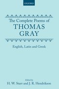 Cover for The Complete Poems of Thomas Gray