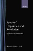 Cover for Poetry of Opposition and Revolution