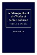 Cover for A Bibliography of the Works of Samuel Johnson
