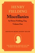 Cover for Miscellanies by Henry Fielding, Esq: Volume One