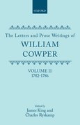 Cover for The Letters and Prose Writings of William Cowper