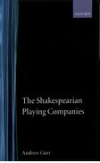 Cover for The Shakespearian Playing Companies