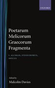 Cover for Poetarum Melicorum Graecorum Fragmenta