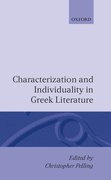 Cover for Characterization and Individuality in Greek Literature