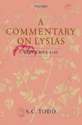 Cover for A Commentary on Lysias, Speeches 1-11