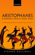Cover for Aristophanes: Acharnians, Knights, Wasps, Peace