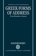Cover for Greek Forms of Address