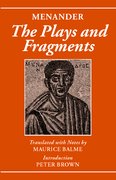 Cover for Menander: The Plays and Fragments