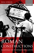 Cover for Roman Constructions