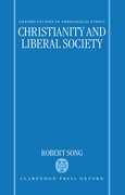 Cover for Christianity and Liberal Society