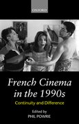 Cover for French Cinema in the 1990s