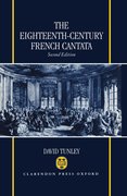 Cover for The Eighteenth-Century French Cantata
