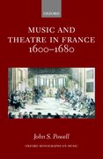 Cover for Music and Theatre in France 1600-1680