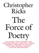 Cover for The Force of Poetry