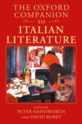Cover for The Oxford Companion to Italian Literature