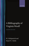 Cover for A Bibliography of Virginia Woolf
