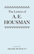 Cover for The Letters of A. E. Housman