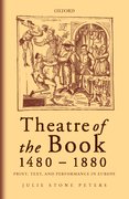 Cover for Theatre of the Book, 1480-1880