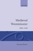 Cover for Medieval Westminster 1200-1540