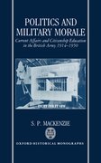 Cover for Politics and Military Morale