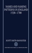 Cover for Names and Naming Patterns in England 1538-1700