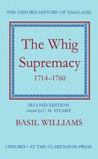 Cover for The Whig Supremacy, 1714-1760