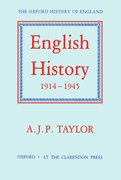 Cover for English History, 1914-1945