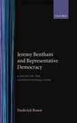 Cover for Jeremy Bentham and Representative Democracy