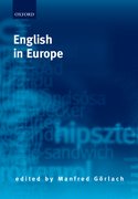 Cover for English in Europe