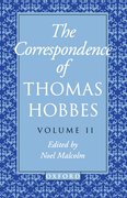Cover for The Correspondence of Thomas Hobbes