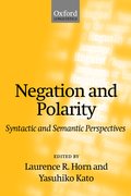 Cover for Negation and Polarity