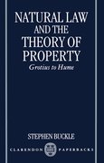 Cover for Natural Law and the Theory of Property