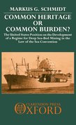 Cover for Common Heritage or Common Burden?
