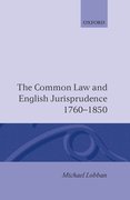 Cover for Common Law and English Jurisprudence 1760-1850