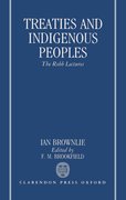 Cover for Treaties and Indigenous Peoples