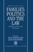 Cover for Families, Politics and the Law