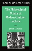 Cover for The Philosophical Origins of Modern Contract Doctrine