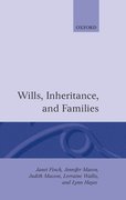 Cover for Wills, Inheritance and Families